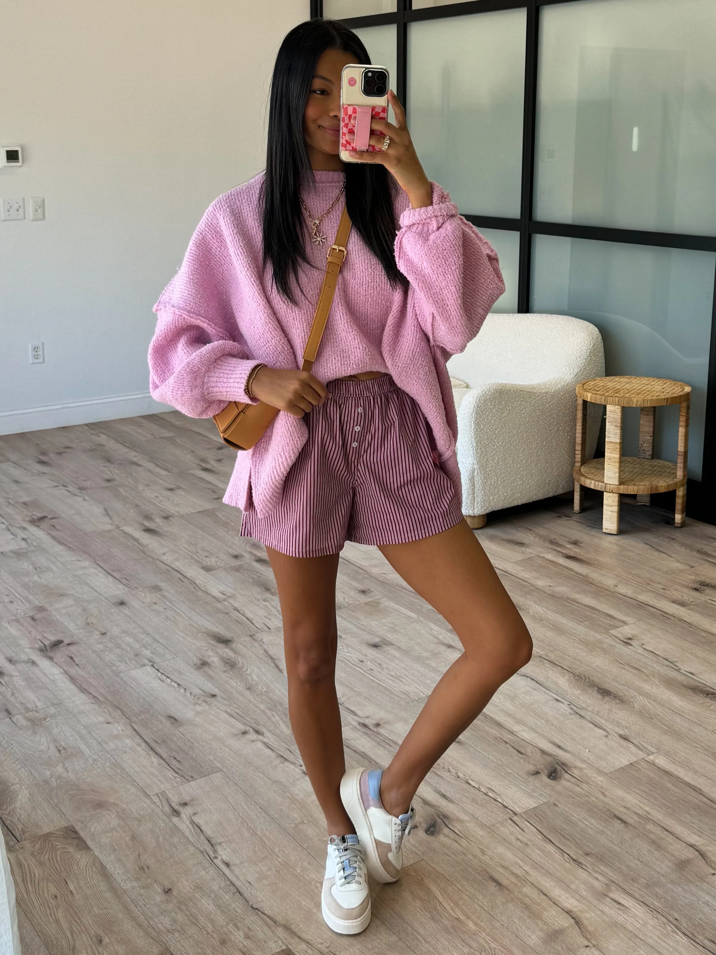 Lev Textured Sweater | Orchid | Plus Available