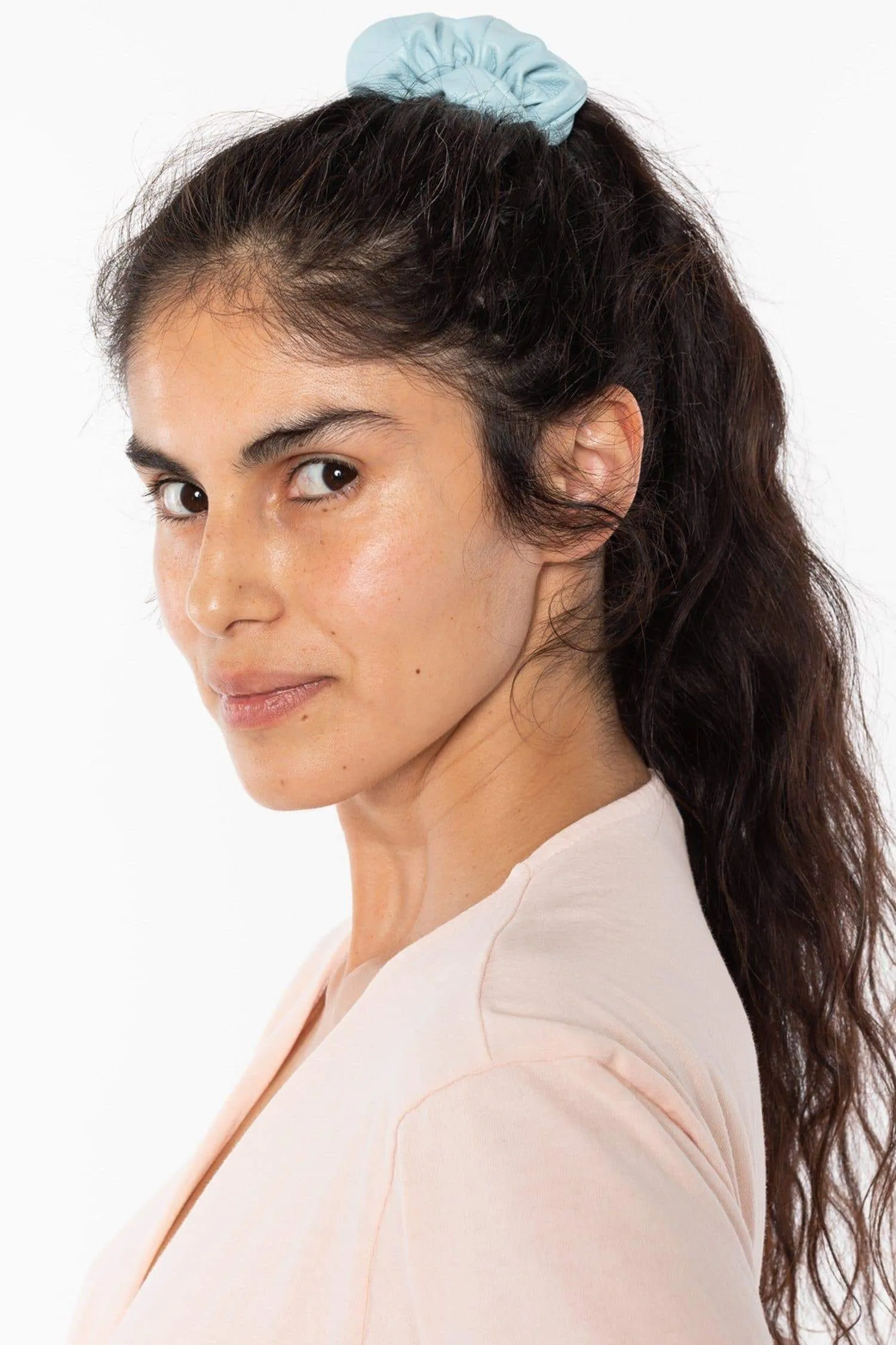 RLHSCRUNCH - Leather Scrunchie